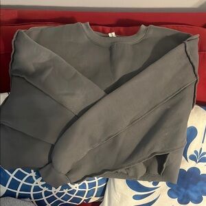 Gray Crewneck Sweatshirt